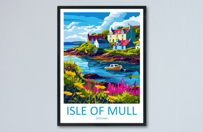 Isle Of Mull Travel Print Wall Art Isle Of Mull Wall Hanging Home Décor Isle Of Mull Gift Art Lovers Scotland Art Lover Gift Isle Of Mull