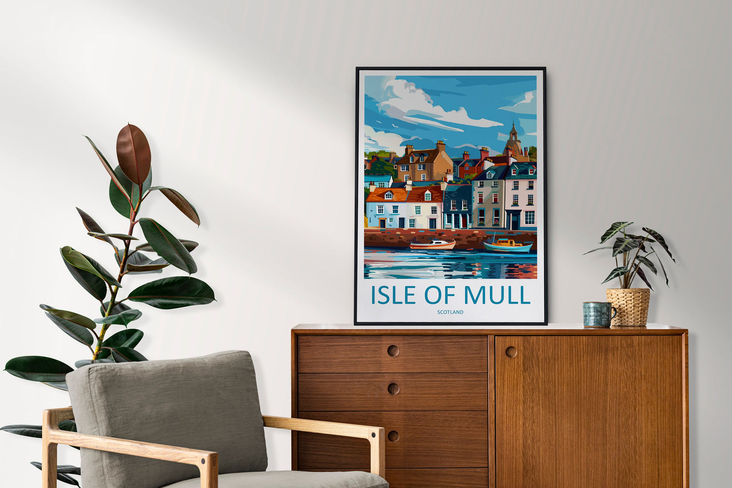 Isle Of Mull Travel Print Wall Art Isle Of Mull Wall Hanging Home Décor Isle Of Mull Gift Art Lovers Scotland Art Lover Gift Isle Of Mull