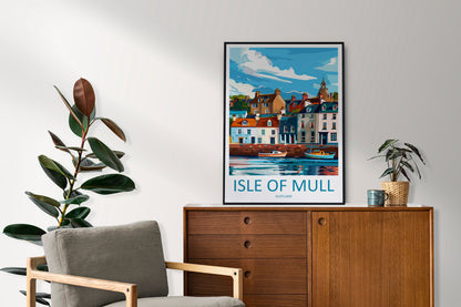 Isle Of Mull Travel Print Wall Art Isle Of Mull Wall Hanging Home Décor Isle Of Mull Gift Art Lovers Scotland Art Lover Gift Isle Of Mull