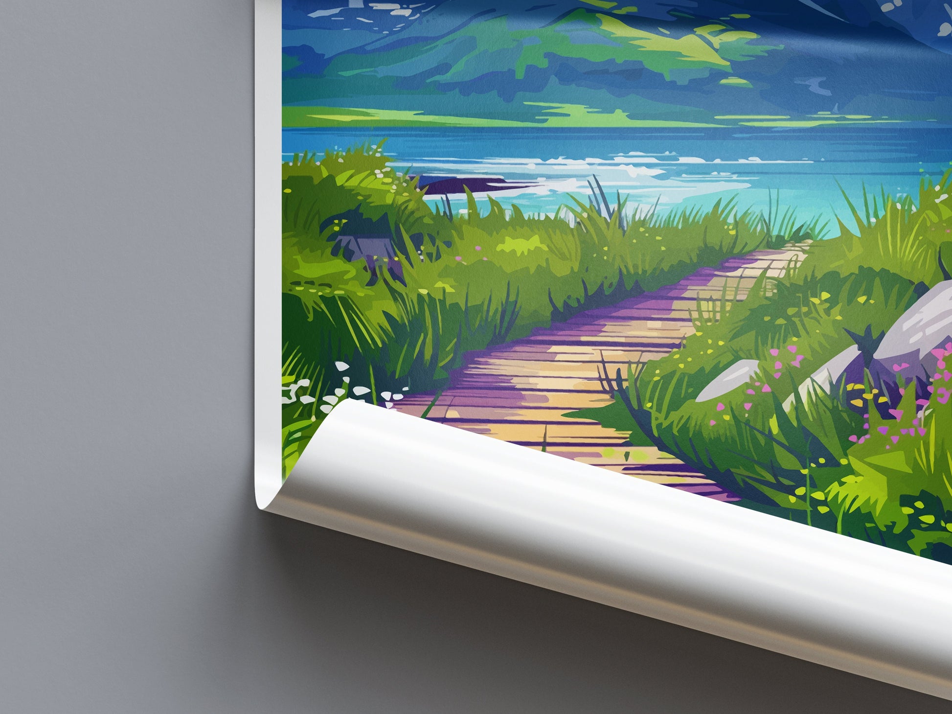 Isle Of Arran Travel Print Wall Art Isle Of Arran Wall Hanging Home Décor Isle Of Arran Gift Art Lovers Scotland Art Lover Gift Isle Poster