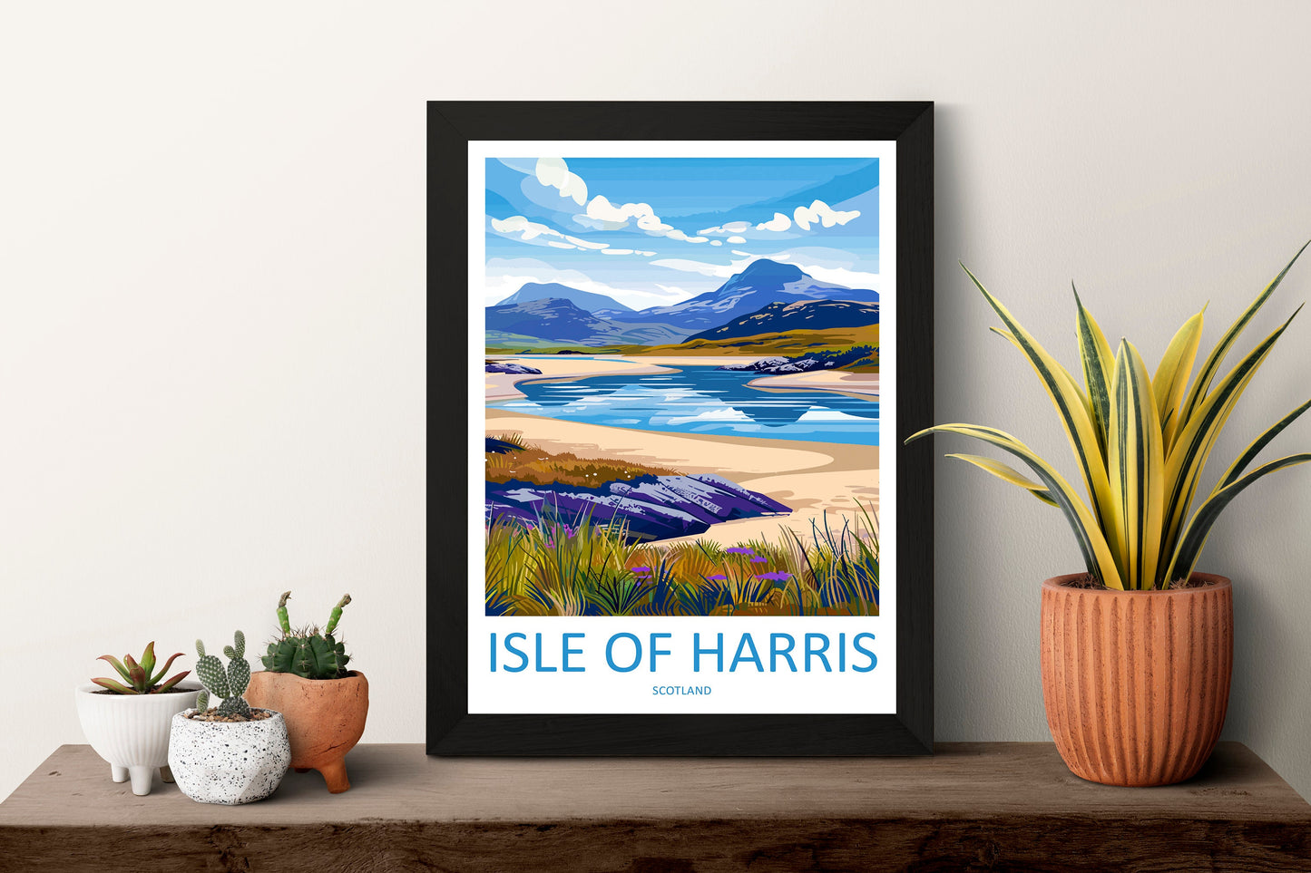 Isle Of Harris Travel Print Wall Art Isle Of Harris Wall Hanging Home Décor Isle Of Harris Gift Art Lovers Scotland Art Lover Gift Isle Art