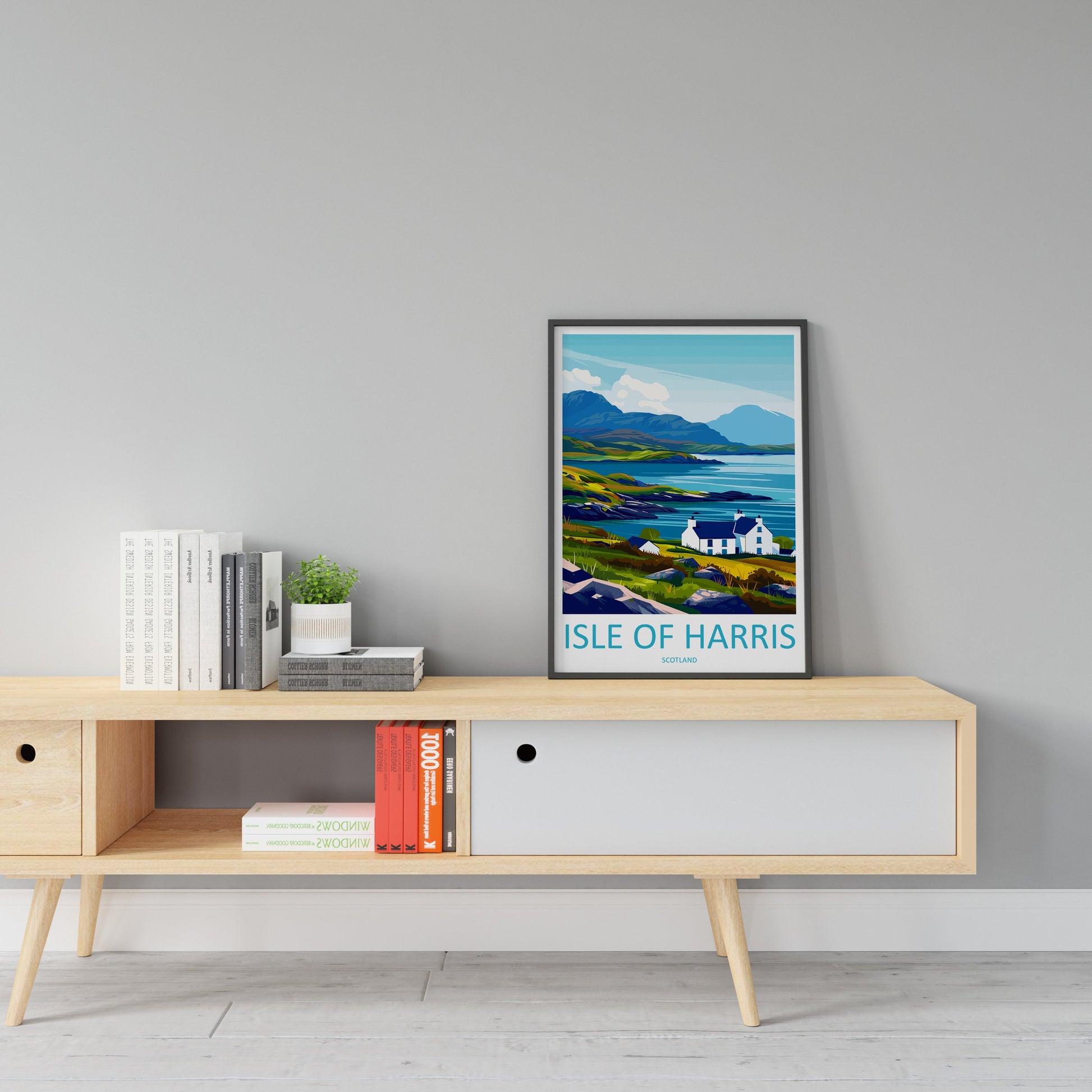 Isle Of Harris Travel Print Wall Art Isle Of Harris Wall Hanging Home Décor Isle Of Harris Gift Art Lovers Scotland Art Lover Gift Isle Art