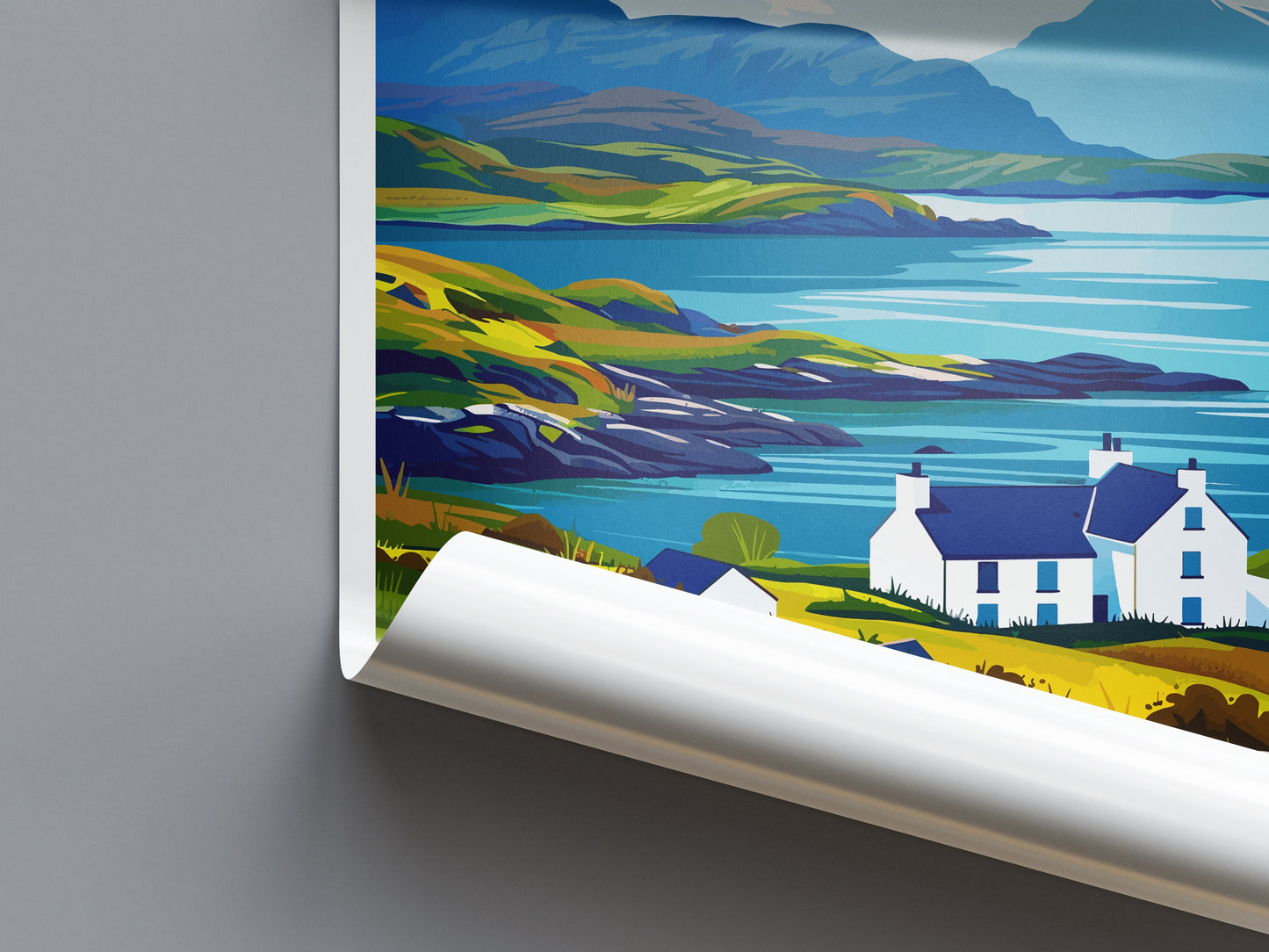 Isle Of Harris Travel Print Wall Art Isle Of Harris Wall Hanging Home Décor Isle Of Harris Gift Art Lovers Scotland Art Lover Gift Isle Art