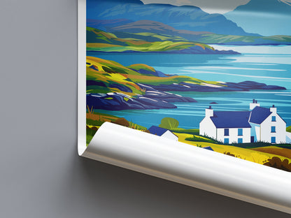 Isle Of Harris Travel Print Wall Art Isle Of Harris Wall Hanging Home Décor Isle Of Harris Gift Art Lovers Scotland Art Lover Gift Isle Art