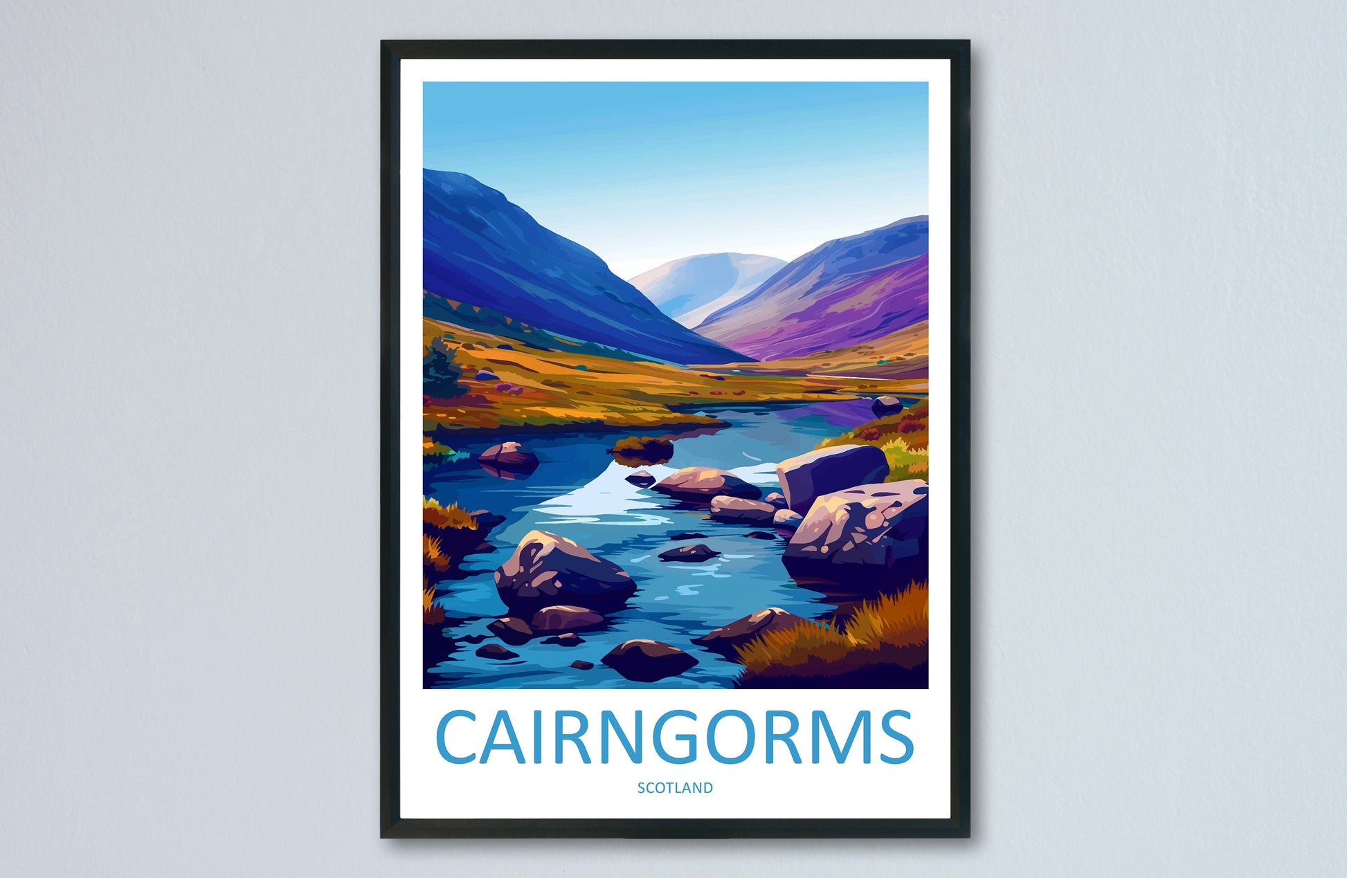 Cairngorms Print Cairngorms Home Decor Landscape Art Print Cairngorms Wall Art for Scotland Enthusiast Gift Wall Hanging Cairngorms Scotland