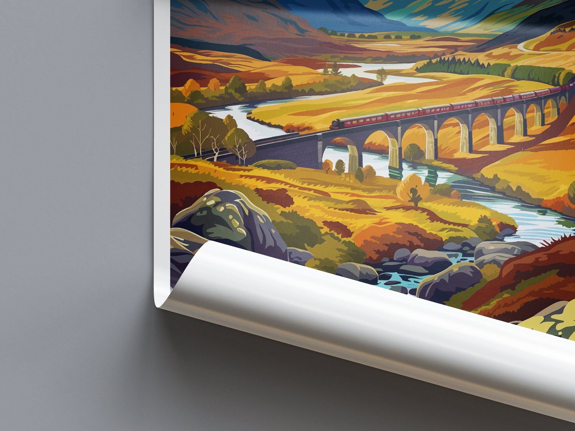 Glencoe Travel Print Wall Art Glencoe Wall Hanging Home Décor Glencoe Gift Art Lovers Scotland Art Lover Gift Glencoe Travel Artwork
