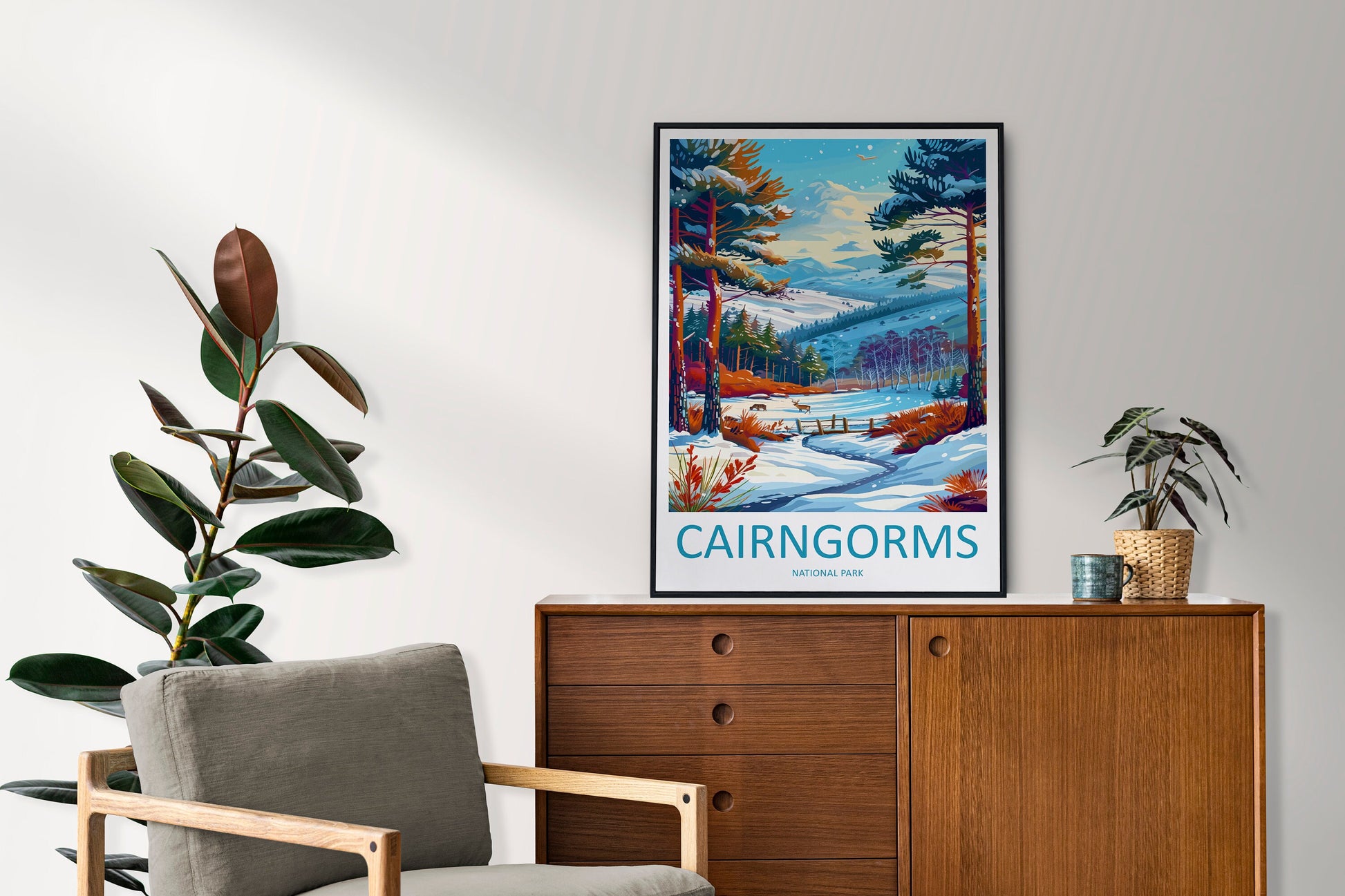 Cairngorms Print Cairngorms Home Decor Landscape Art Print Cairngorms Wall Art for Scotland Enthusiast Gift Wall Hanging Cairngorms Scotland