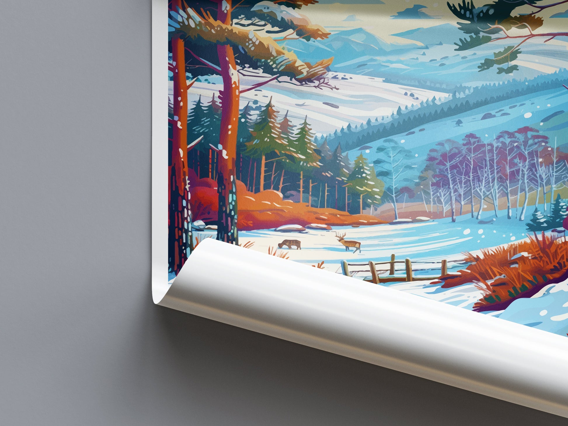 Cairngorms Print Cairngorms Home Decor Landscape Art Print Cairngorms Wall Art for Scotland Enthusiast Gift Wall Hanging Cairngorms Scotland