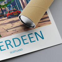 Aberdeen Print Aberdeen Home Décor Scotland City Art Print Aberdeen Wall Art for Scotland Enthusiast Gift Wall Hanging Aberdeen Cityscape