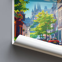 Aberdeen Print Aberdeen Home Décor Scotland City Art Print Aberdeen Wall Art for Scotland Enthusiast Gift Wall Hanging Aberdeen Cityscape