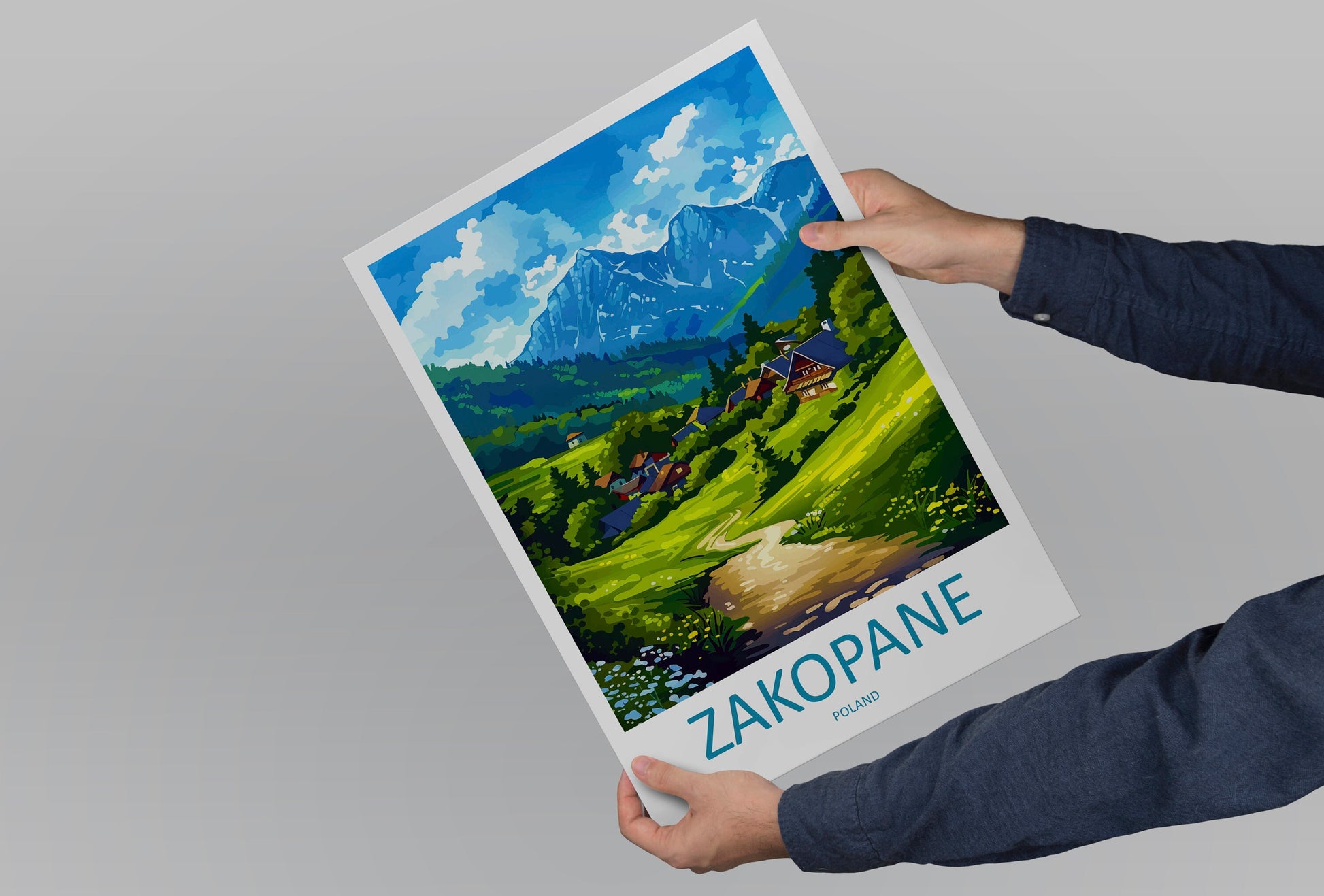 Zakopane Travel Print Zakopane Home Décor Poland Art Print Polish Wall Print For Zakopane Gift Wall Hanging Zakopane Artwork Décor