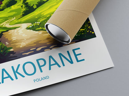 Zakopane Travel Print Zakopane Home Décor Poland Art Print Polish Wall Print For Zakopane Gift Wall Hanging Zakopane Artwork Décor