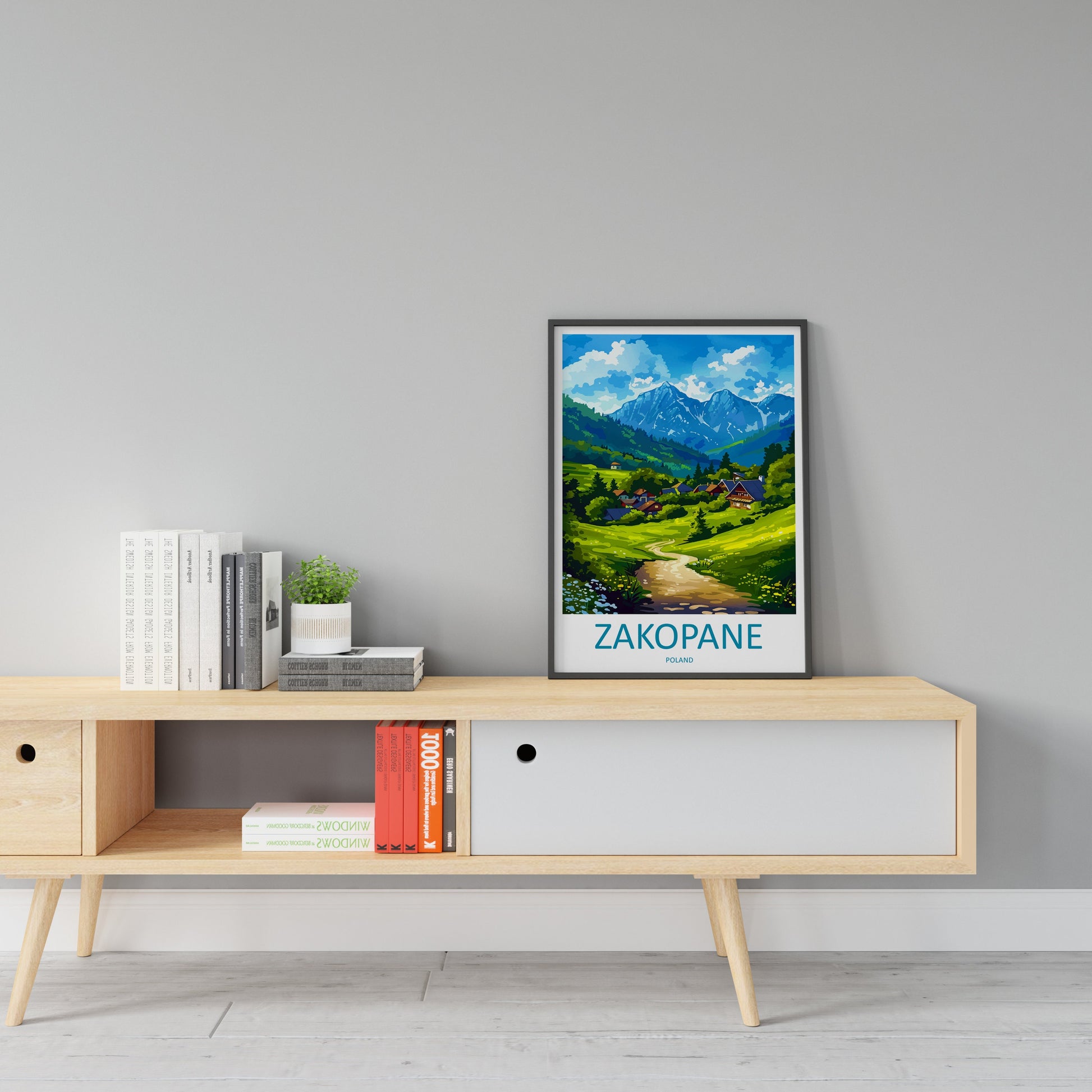 Zakopane Travel Print Zakopane Home Décor Poland Art Print Polish Wall Print For Zakopane Gift Wall Hanging Zakopane Artwork Décor