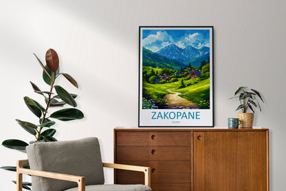 Zakopane Travel Print Zakopane Home Décor Poland Art Print Polish Wall Print For Zakopane Gift Wall Hanging Zakopane Artwork Décor