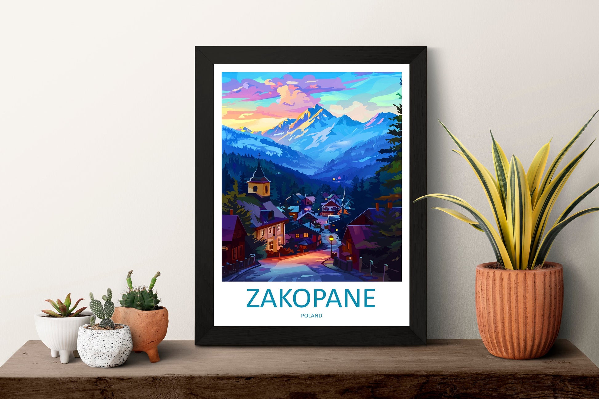 Zakopane Travel Print Zakopane Home Décor Poland Art Print Polish Wall Print For Zakopane Gift Wall Hanging Zakopane Artwork Décor