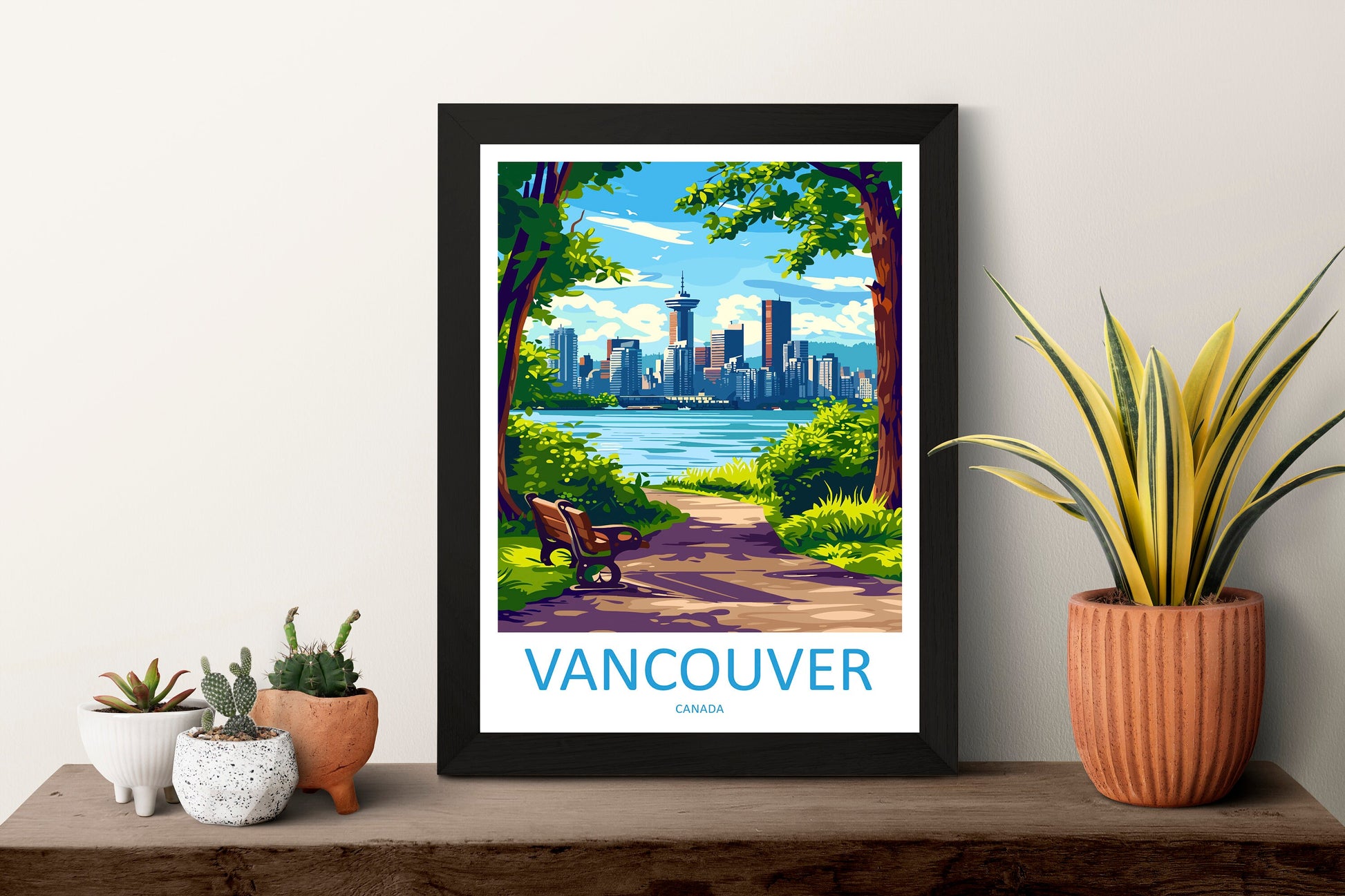Vancouver Travel Print Wall Art Vancouver Wall Hanging Home Décor Vancouver Gift Art Lovers Canada Art Lover Gift Vancouver Gift