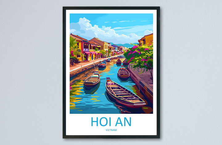 Hoi An Travel Print Wall Art Hoi An Wall Hanging Home Décor Hoi An Gift Art Lovers Vietnam Art Lover Gift Hoi An Wall Art For Vietnam Lover