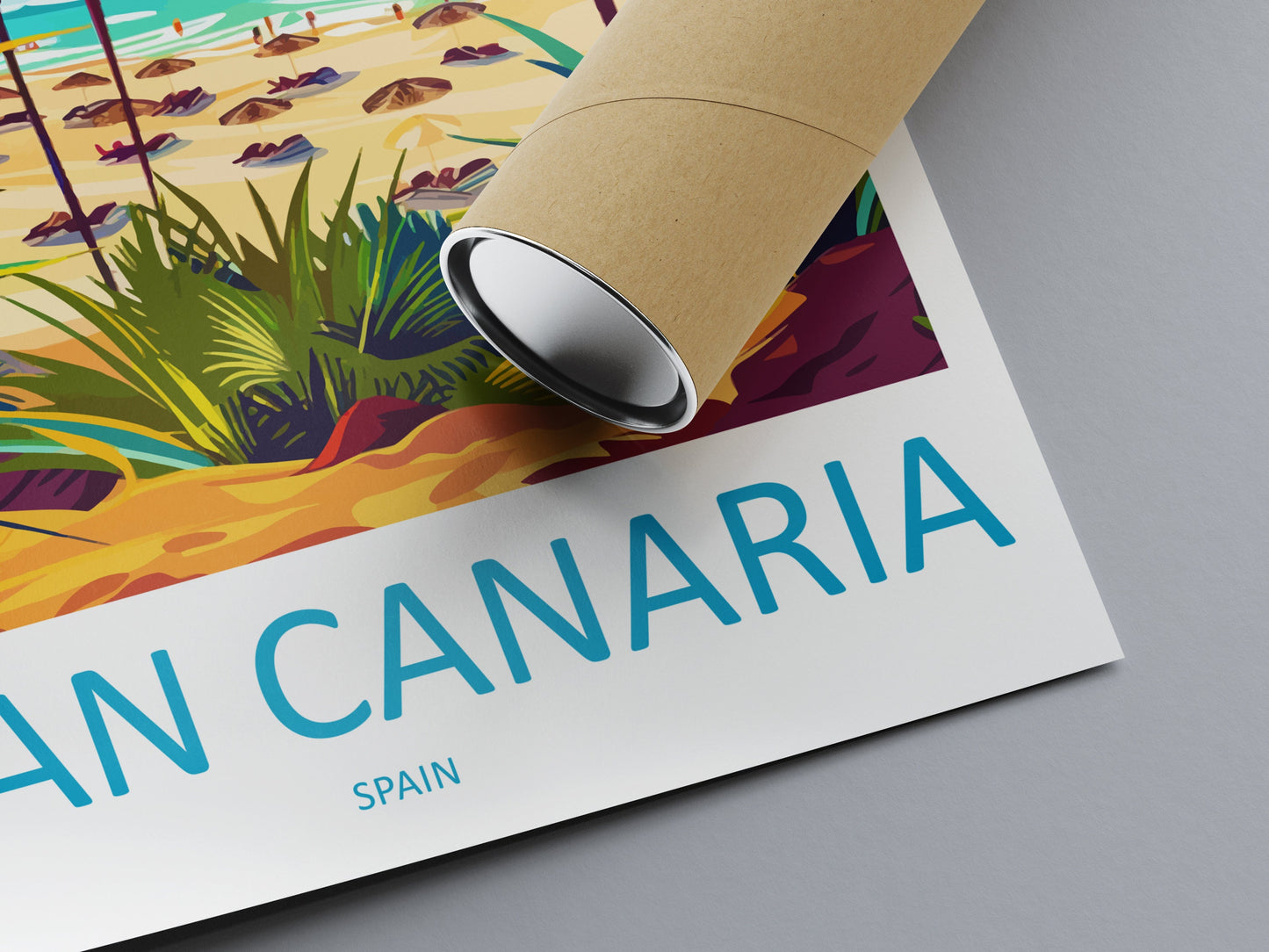Gran Canaria Travel Print Wall Art Gran Canaria Wall Hanging Home Décor Gran Canaria Gift Art Lovers Spain Art Lover Gift Gran Canaria Print
