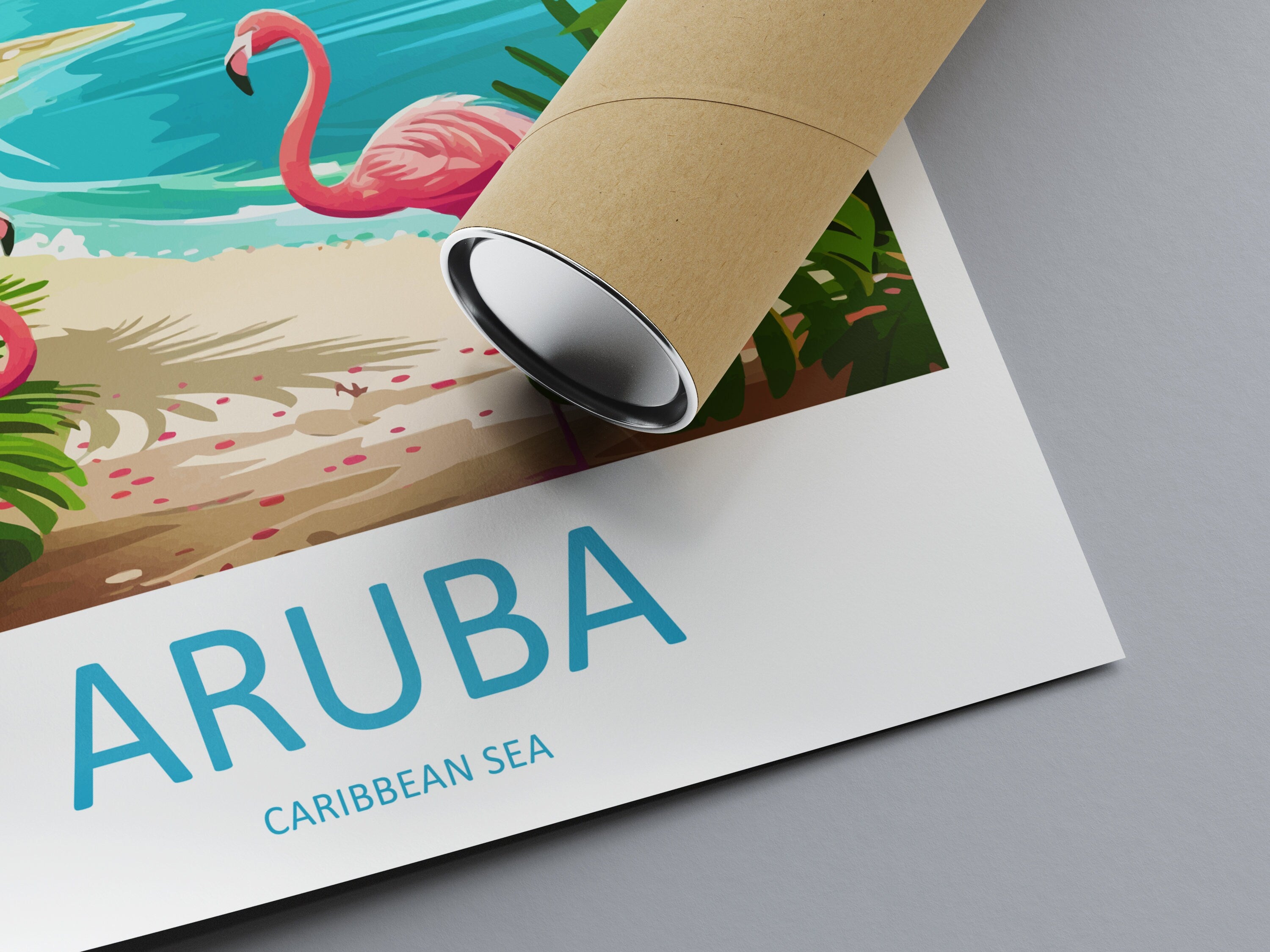 Aruba Travel Print Wall Art Aruba Wall Hanging Home Décor Aruba Gift Art Lovers Wall Art Caribbean Travel Print Aruba Decor