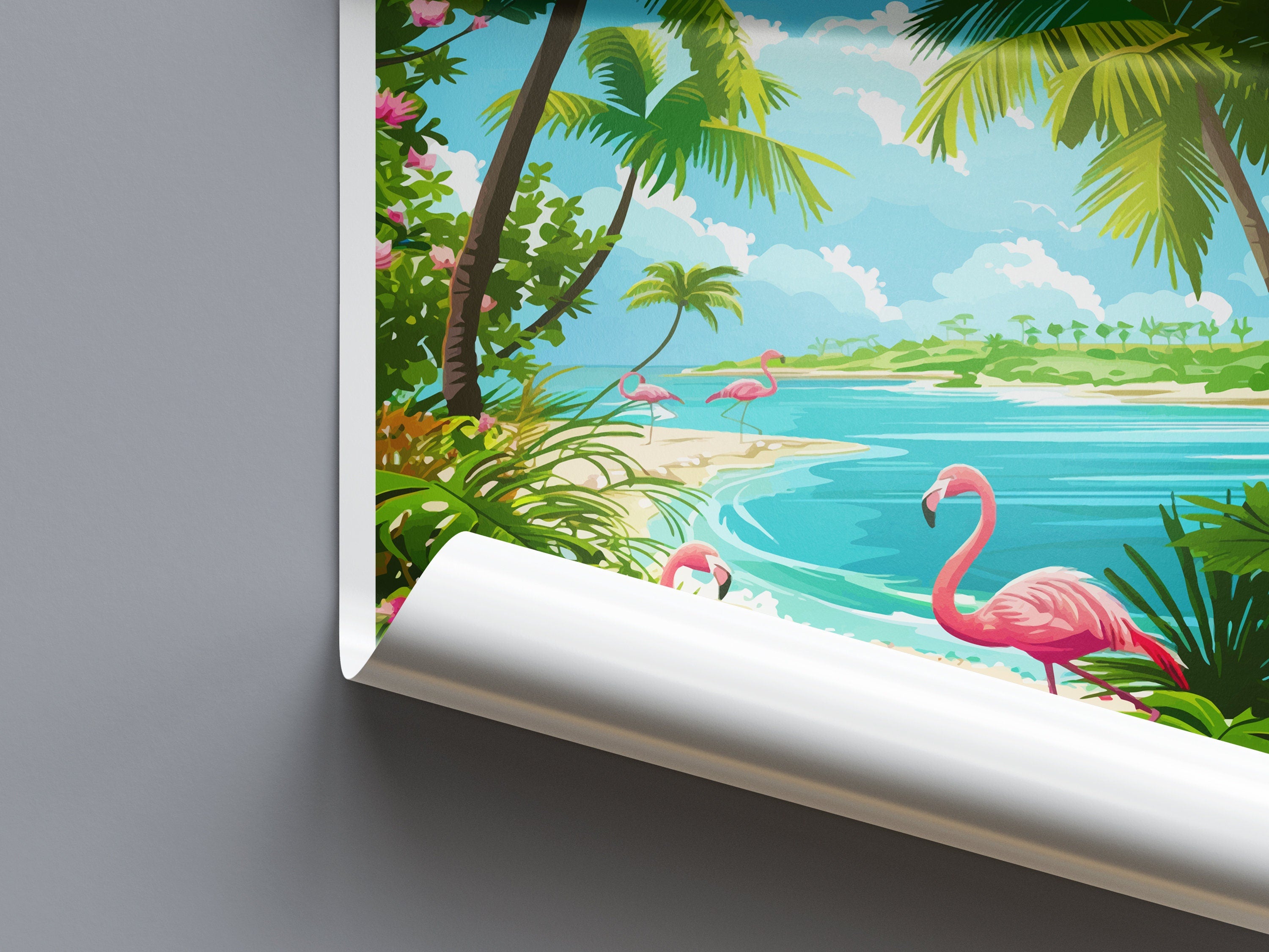 Aruba Travel Print Wall Art Aruba Wall Hanging Home Décor Aruba Gift Art Lovers Wall Art Caribbean Travel Print Aruba Decor