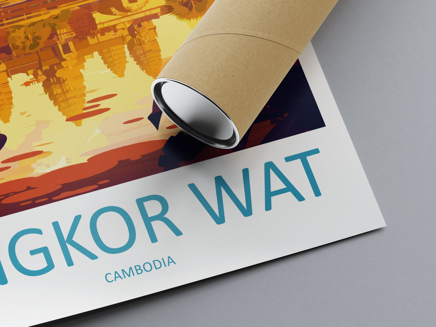 Angkor Wat Travel Print Wall Art Angkor Wat Wall Hanging Home Décor Angkor Wat Gift Art Lovers Cambodia Art Lover Gift