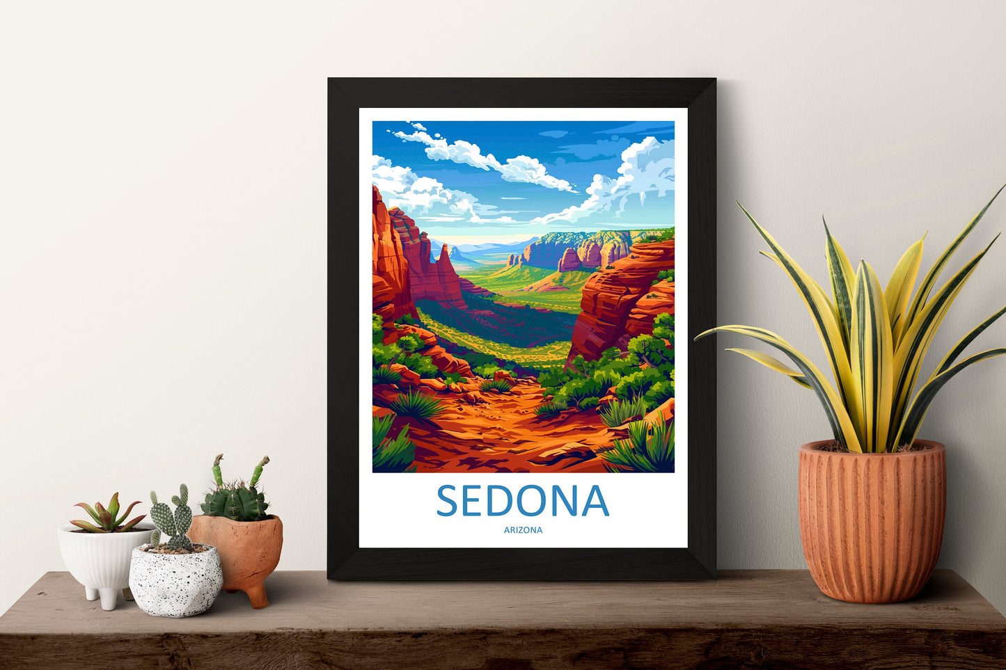 Sedona Travel Print Sedona Home Décor Arizona Art Print Sedona Wall Print For Sedona Gift Wall Hanging Arizona Sedona Desert Artwork Décor