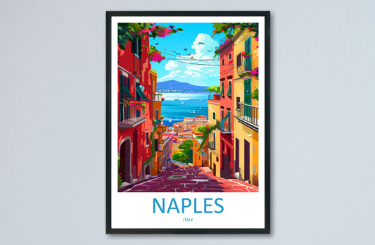Naples Travel Print Wall Art Naples Italy Wall Hanging Home Decoration Naples Gift Art Lovers Wall Art Print Naples Italy Art Naples Art