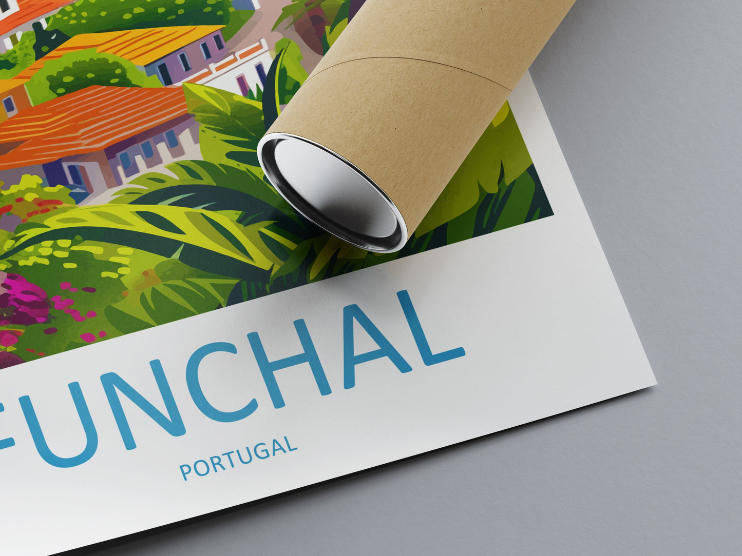 Funchal Travel Print Wall Art Funchal Wall Hanging Home Décor Funchal Gift Art Lovers Portugal Art Lover Gift Funchal Wall Décor Funchal Art