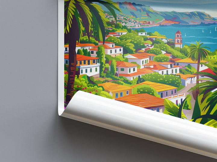Funchal Travel Print Wall Art Funchal Wall Hanging Home Décor Funchal Gift Art Lovers Portugal Art Lover Gift Funchal Wall Décor Funchal Art