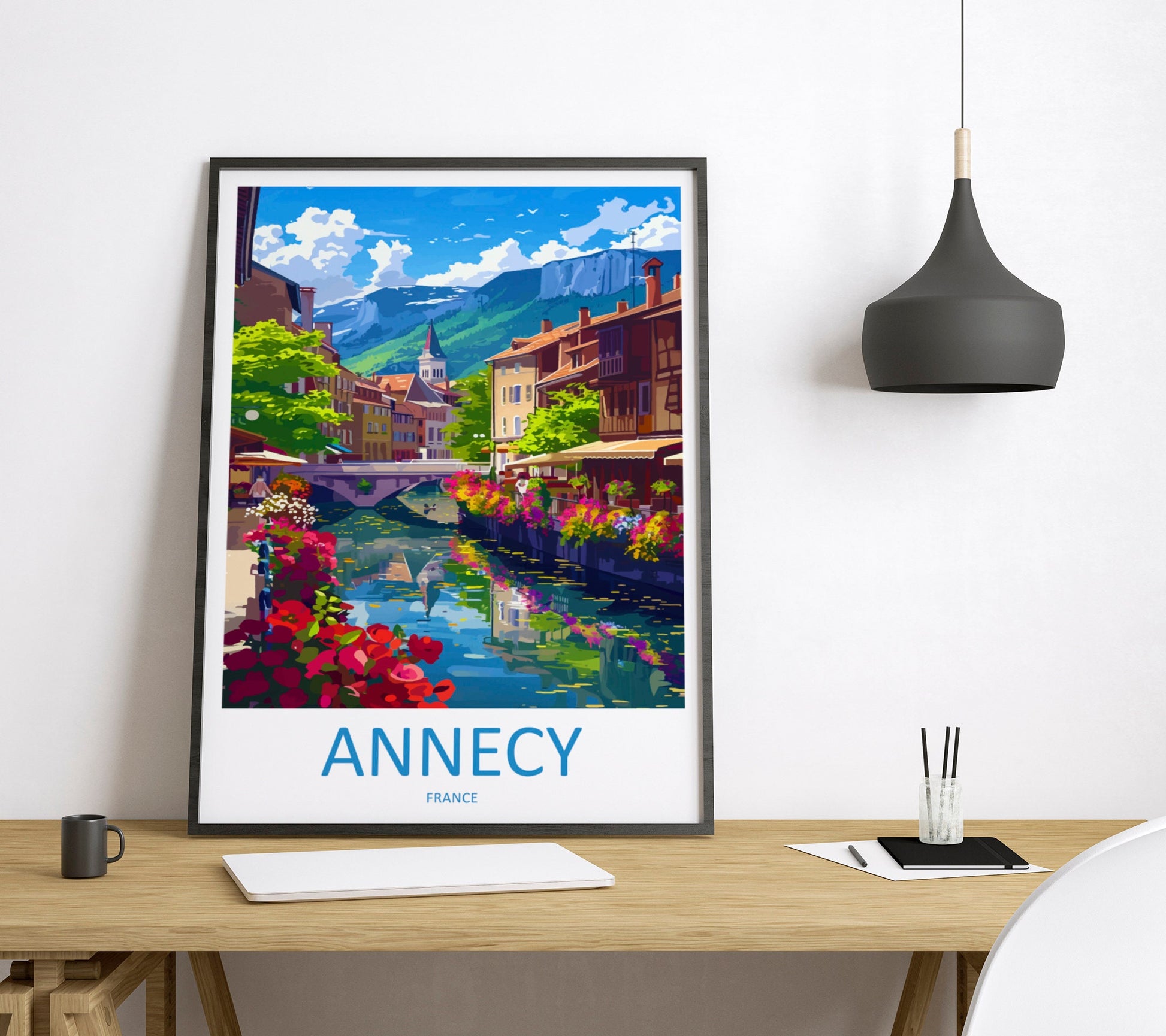 Annecy Travel Print Wall Art Annecy Wall Hanging Home Decoration Annecy Gift Art Lovers Wall Art Print Art Annecy Wall Hanging Poster Annecy