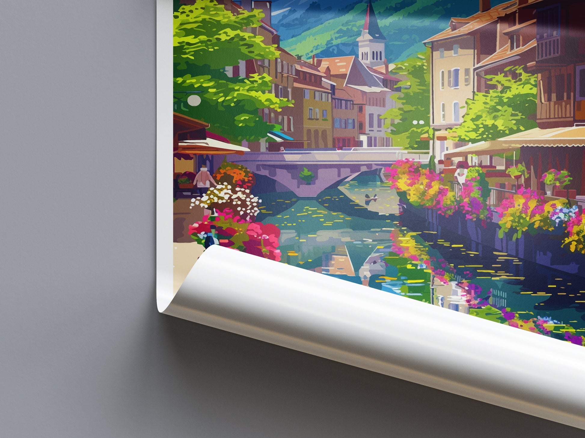 Annecy Travel Print Wall Art Annecy Wall Hanging Home Decoration Annecy Gift Art Lovers Wall Art Print Art Annecy Wall Hanging Poster Annecy