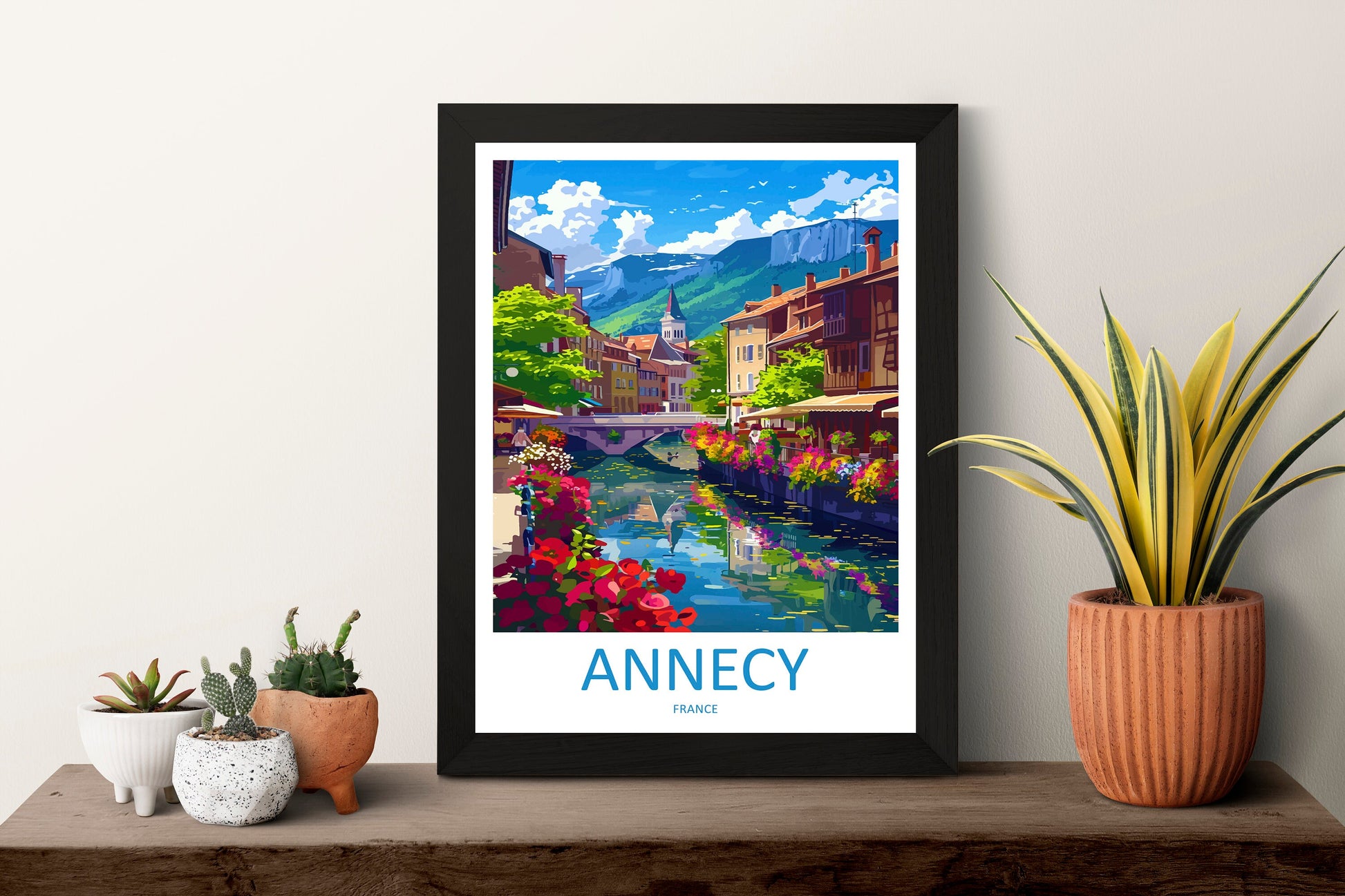 Annecy Travel Print Wall Art Annecy Wall Hanging Home Decoration Annecy Gift Art Lovers Wall Art Print Art Annecy Wall Hanging Poster Annecy
