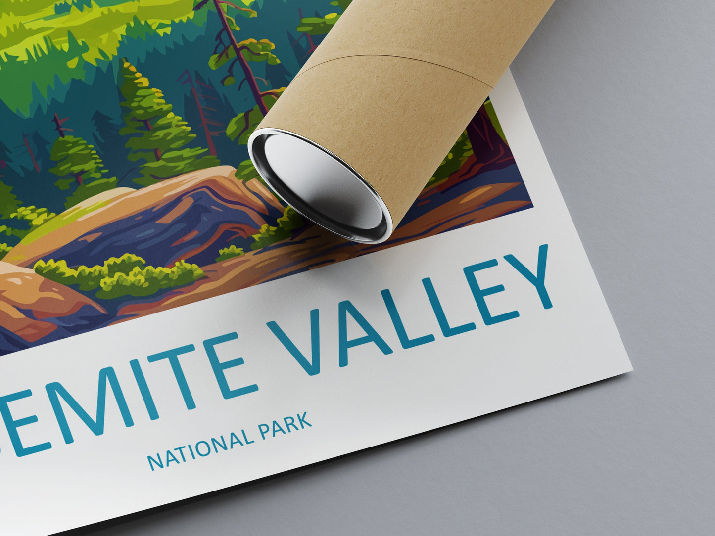 Yosemite Valley National Park Travel Print Wall Art Yosemite Valley Wall Hanging Home Décor Yosemite Valley Gift Art Lovers California Art