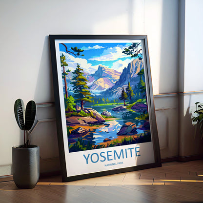 Yosemite Travel Print Wall Art Yosemite Wall Hanging Home Decor National Park Gift Yosemite Lovers National Park Wall Yosemite National Park