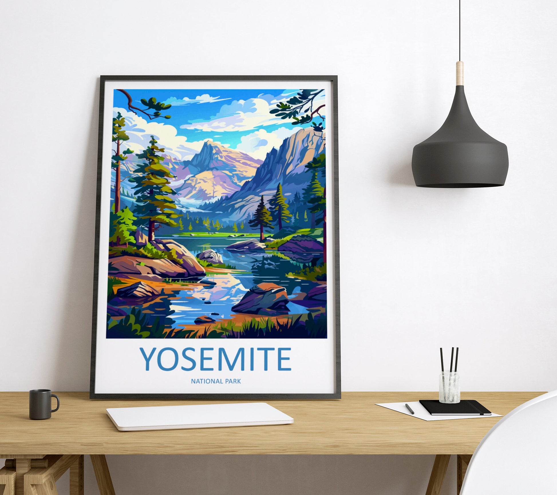 Yosemite Travel Print Wall Art Yosemite Wall Hanging Home Decor National Park Gift Yosemite Lovers National Park Wall Yosemite National Park