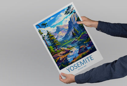 Yosemite Travel Print Wall Art Yosemite Wall Hanging Home Decor National Park Gift Yosemite Lovers National Park Wall Yosemite National Park