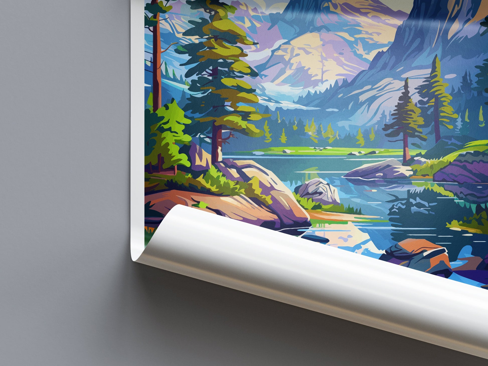 Yosemite Travel Print Wall Art Yosemite Wall Hanging Home Decor National Park Gift Yosemite Lovers National Park Wall Yosemite National Park