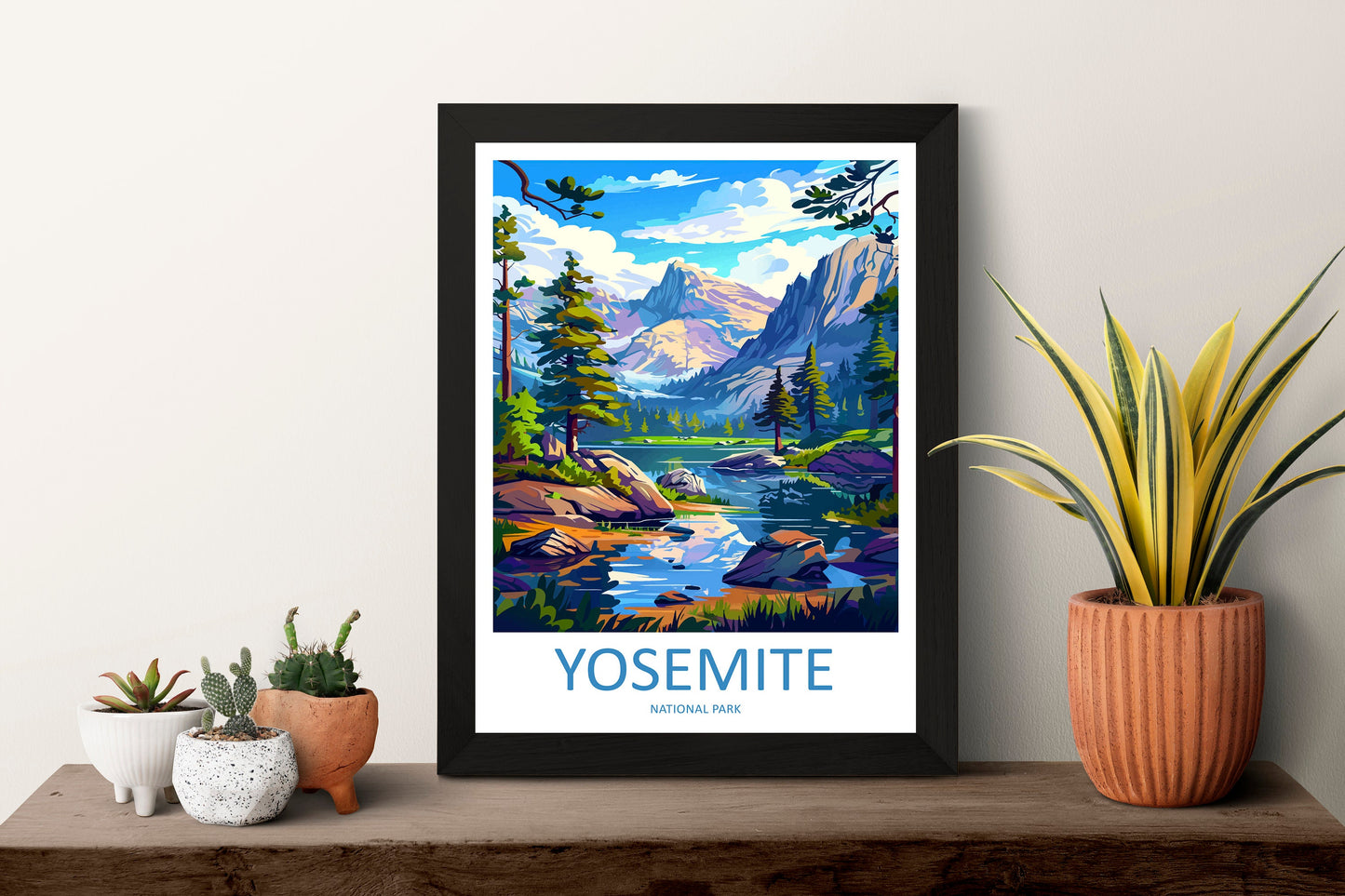 Yosemite Travel Print Wall Art Yosemite Wall Hanging Home Decor National Park Gift Yosemite Lovers National Park Wall Yosemite National Park