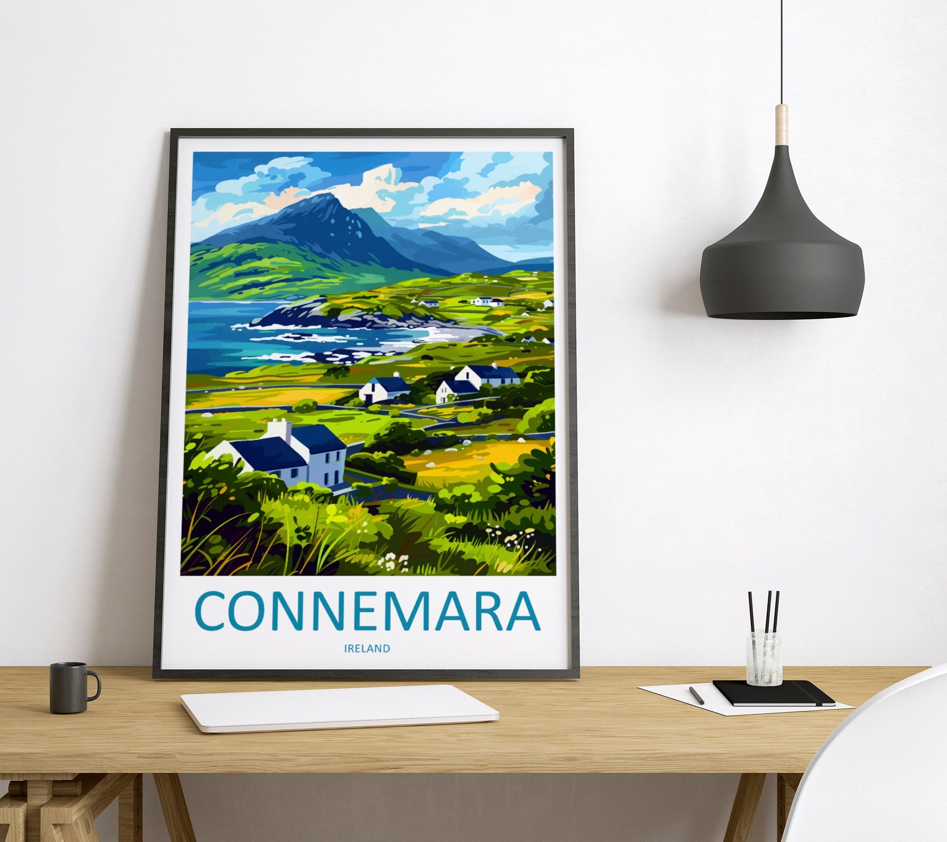 Connemara Travel Print Wall Art Connemara Wall Hanging Home Decoration Connemara Gift Art Lovers Wall Art Print Art Connemara Ireland Print