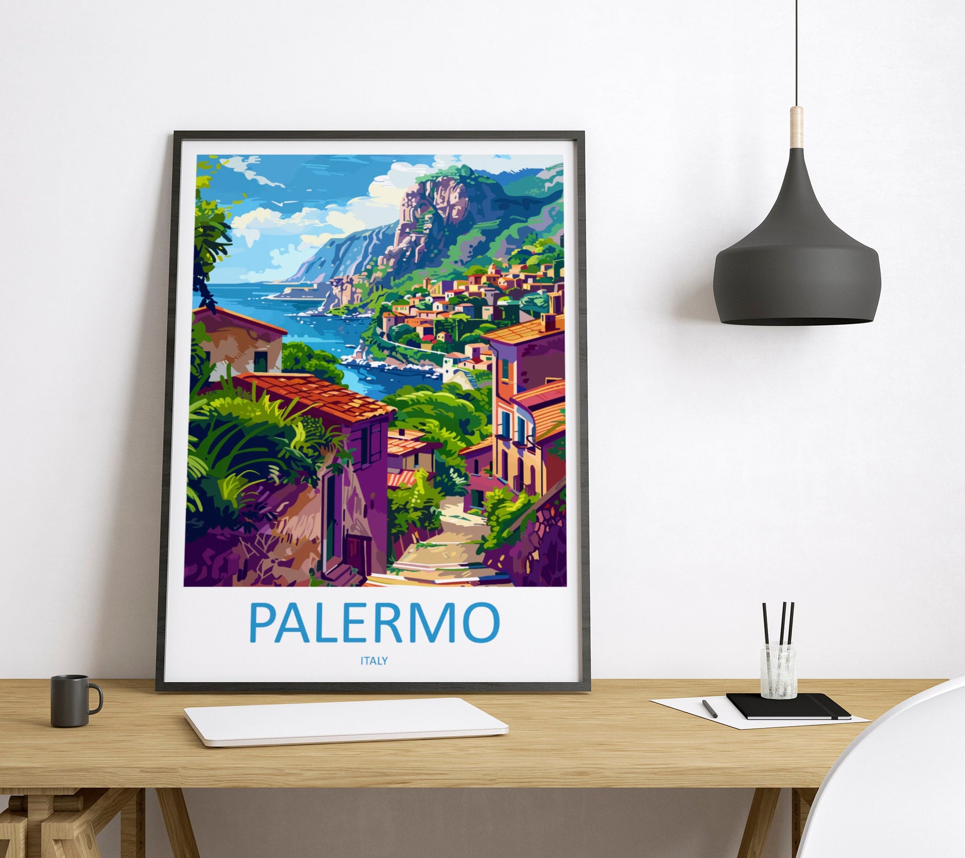 Palermo Travel Print Palermo Sicily Home Décor Palermo Art Print Sicily Town Room Print For Sicily Gift Palermo Poster Wall Art For Italy