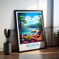 Acadia National Park Travel Print Wall Art Acadia National Park Wall Hanging Home Décor Acadia National Park Gift Art Lovers National Park