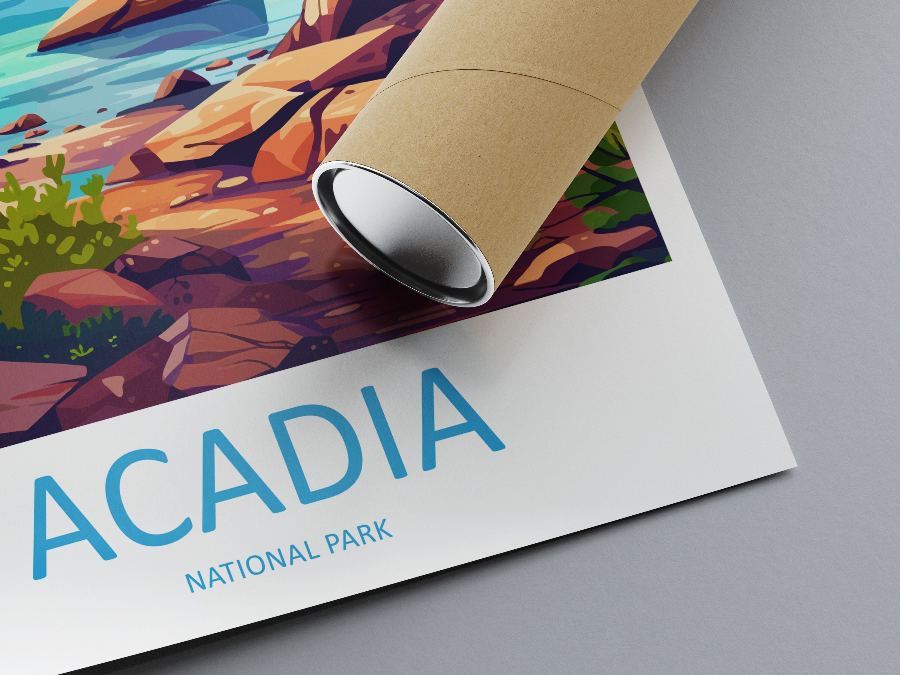 Acadia National Park Travel Print Wall Art Acadia National Park Wall Hanging Home Décor Acadia National Park Gift Art Lovers National Park