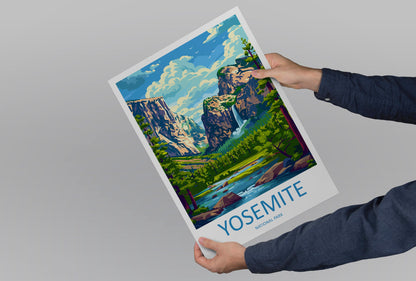 Yosemite Travel Print Wall Art Yosemite Wall Hanging Home Decor National Park Gift Yosemite Lovers National Park Wall Yosemite National Park