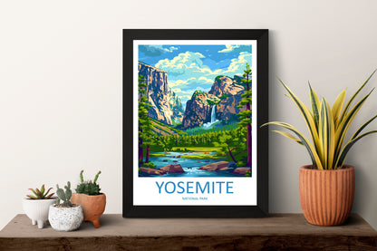 Yosemite Travel Print Wall Art Yosemite Wall Hanging Home Decor National Park Gift Yosemite Lovers National Park Wall Yosemite National Park