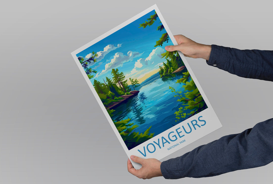 Voyageurs National Park Travel Print Wall Art Voyageurs National Park Wall Hanging Home Décor Voyageurs National Park Art Gift Poster