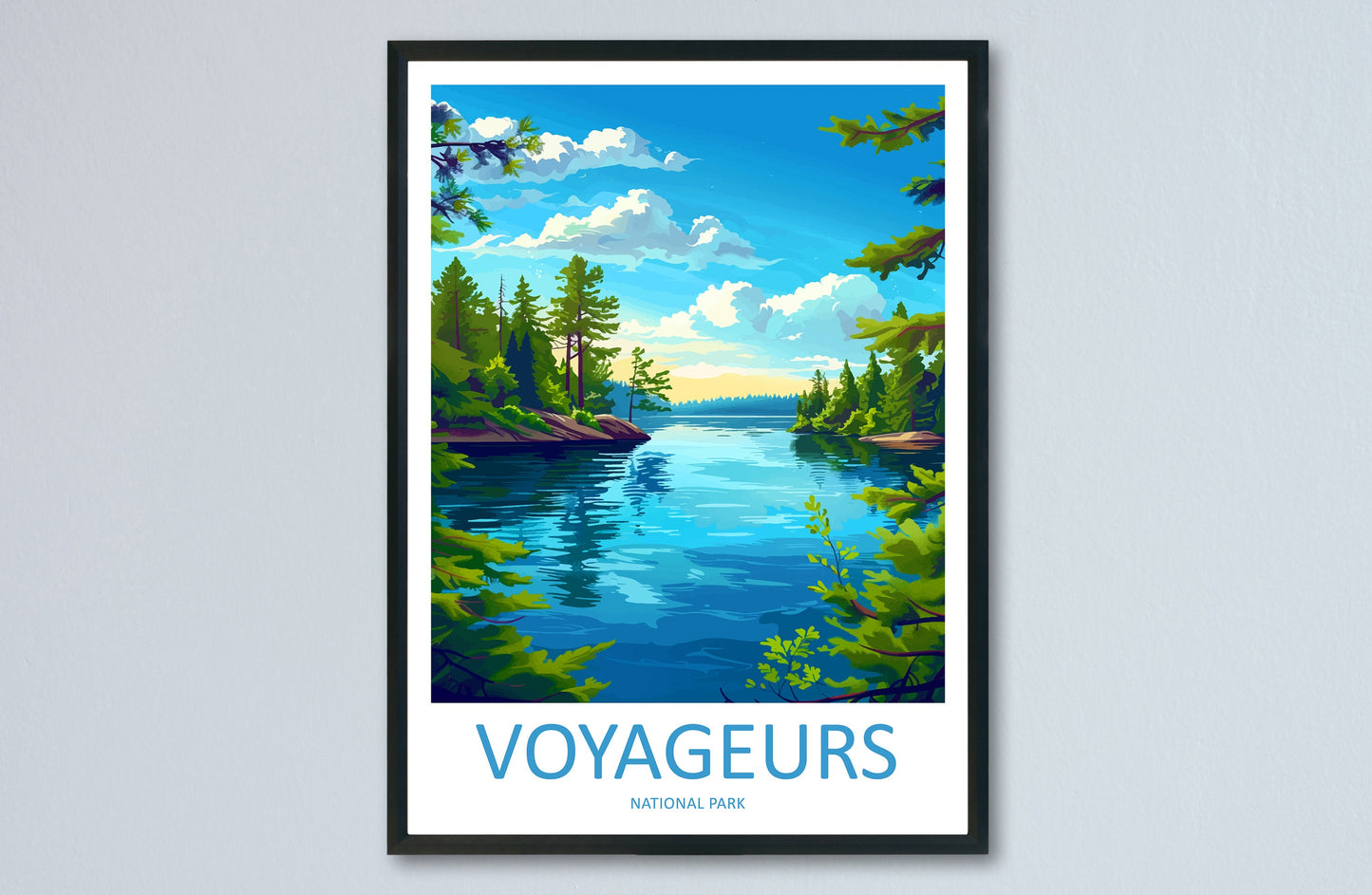 Voyageurs National Park Travel Print Wall Art Voyageurs National Park Wall Hanging Home Décor Voyageurs National Park Art Gift Poster