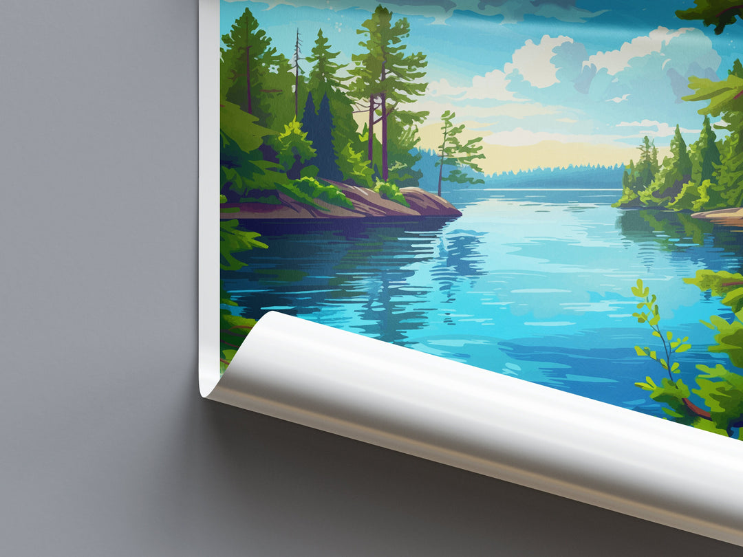 Voyageurs National Park Travel Print Wall Art Voyageurs National Park Wall Hanging Home Décor Voyageurs National Park Art Gift Poster