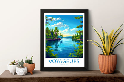 Voyageurs National Park Travel Print Wall Art Voyageurs National Park Wall Hanging Home Décor Voyageurs National Park Art Gift Poster
