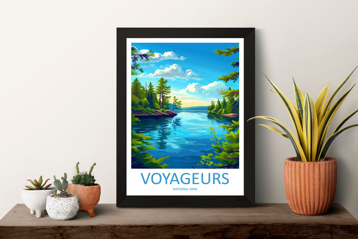 Voyageurs National Park Travel Print Wall Art Voyageurs National Park Wall Hanging Home Décor Voyageurs National Park Art Gift Poster