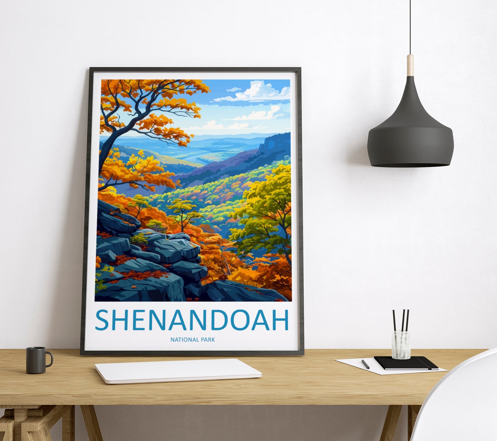 Shenandoah National Park Travel Print Wall Art Shenandoah National Park Wall Hanging Home Décor Shenandoah National Park Art Gift Poster